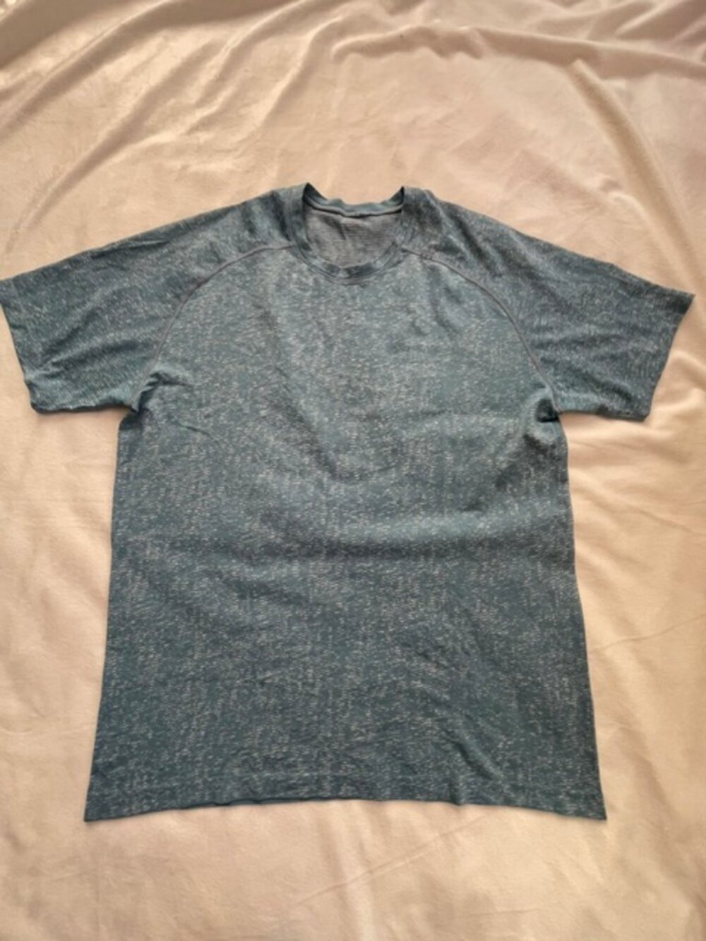 Lululemon Men’s Short Sleeve Metal Vent Tech Lined Shirt Tops, Blue, Size L